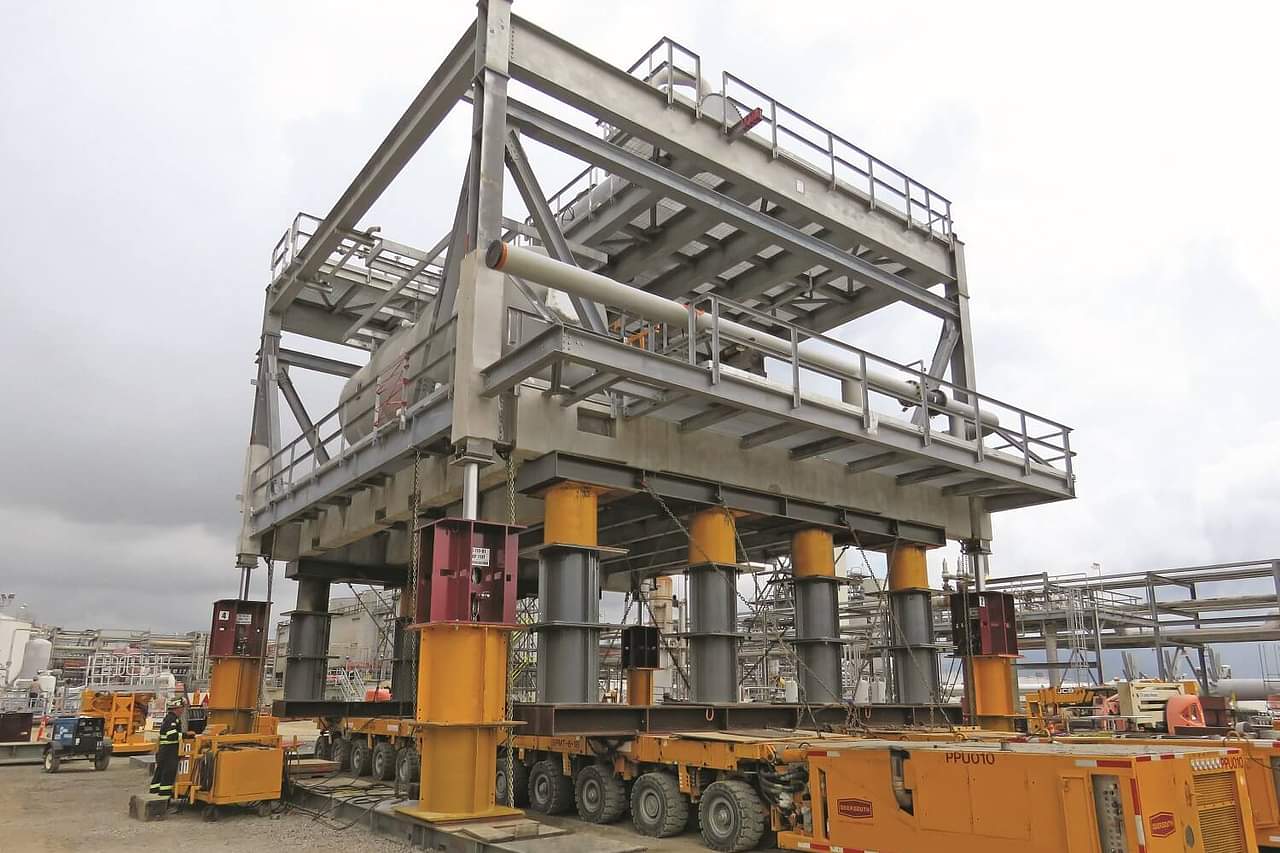 Crane Lift Expanding Chemical Plant Services