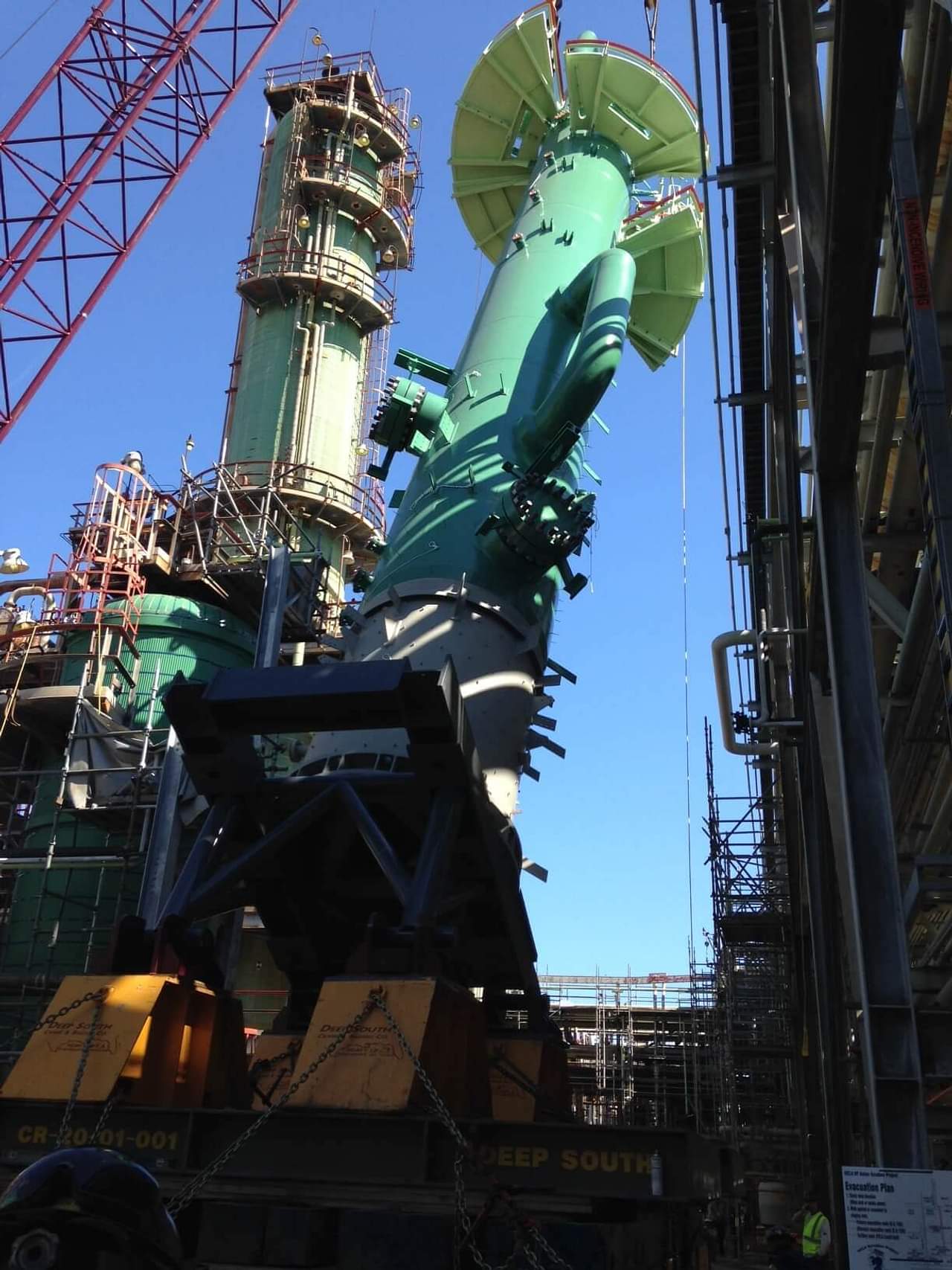 Deep South Crane & Rigging for turnkey projects