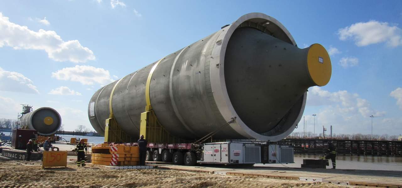 Heavy Vessel on Earthen Ramp