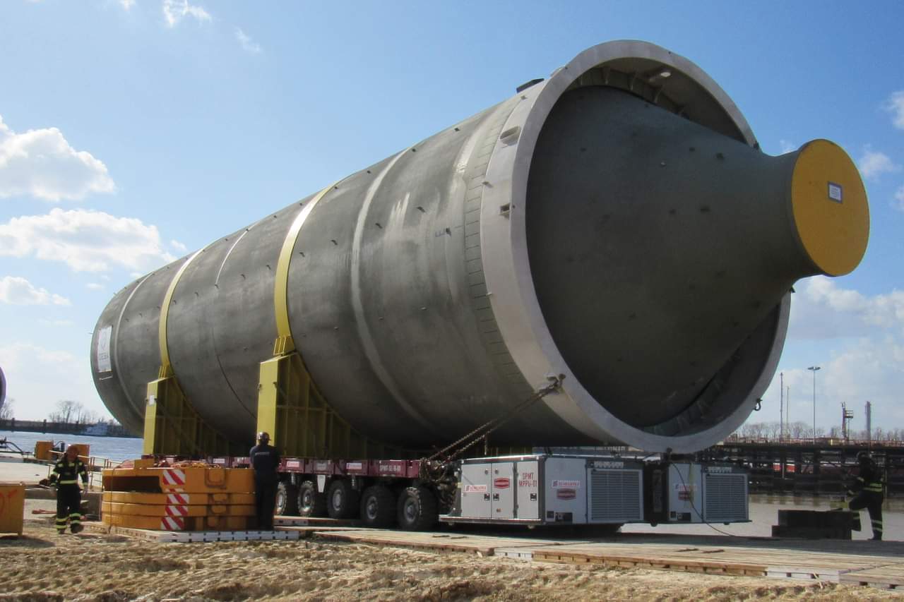 Heavy Vessel on Earthen Ramp