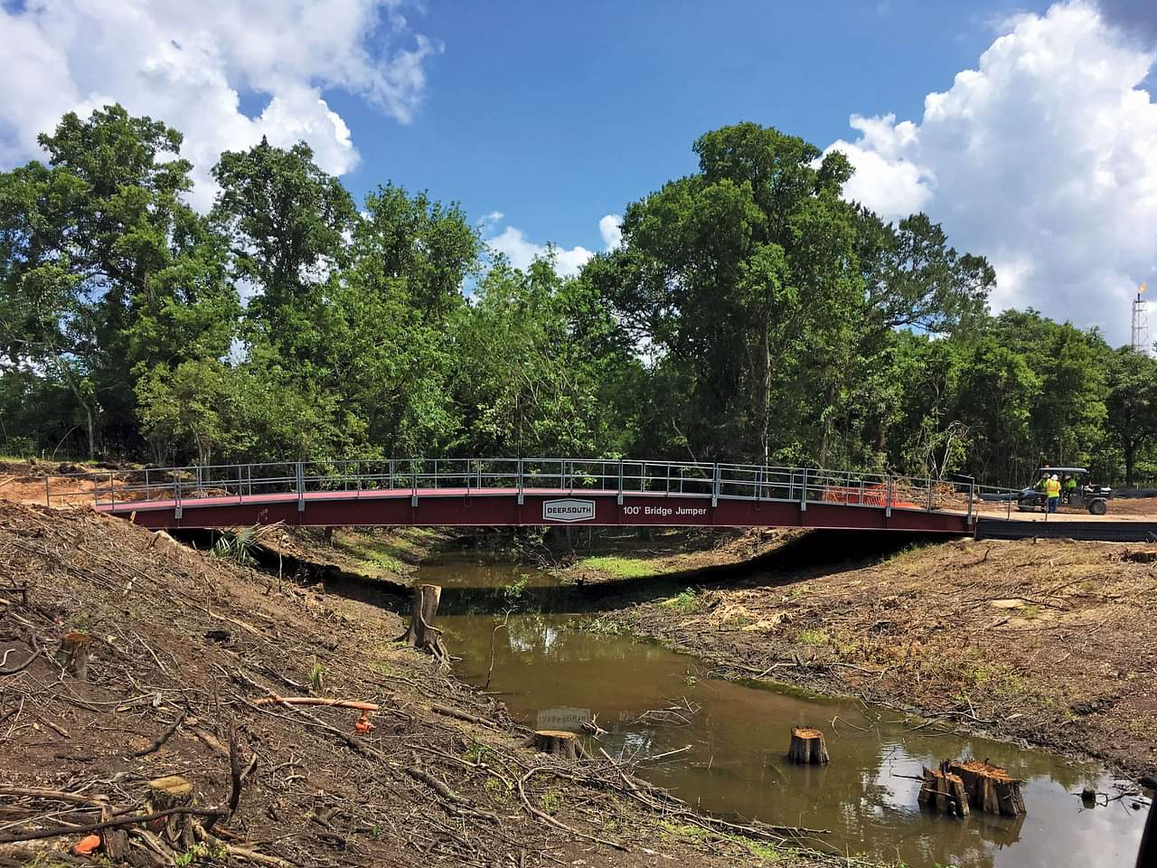 Jumper Bridge for Heavy Transportation