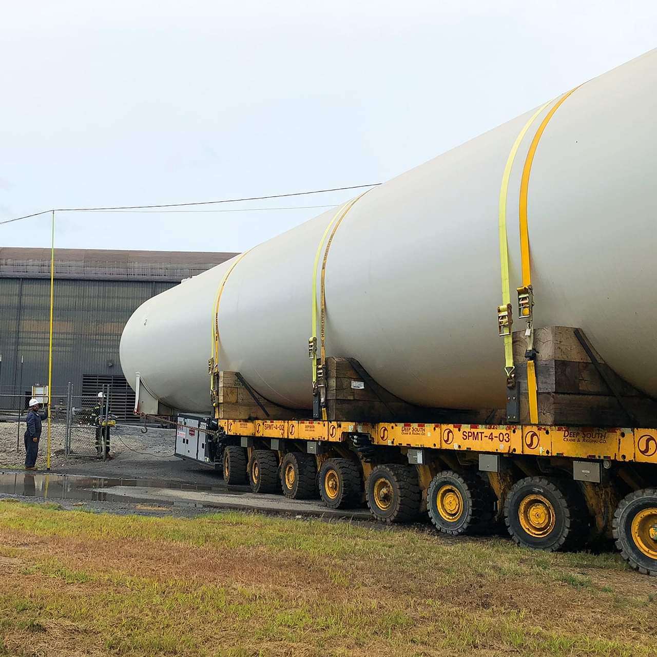 Transportation of Large Oxygen Tank