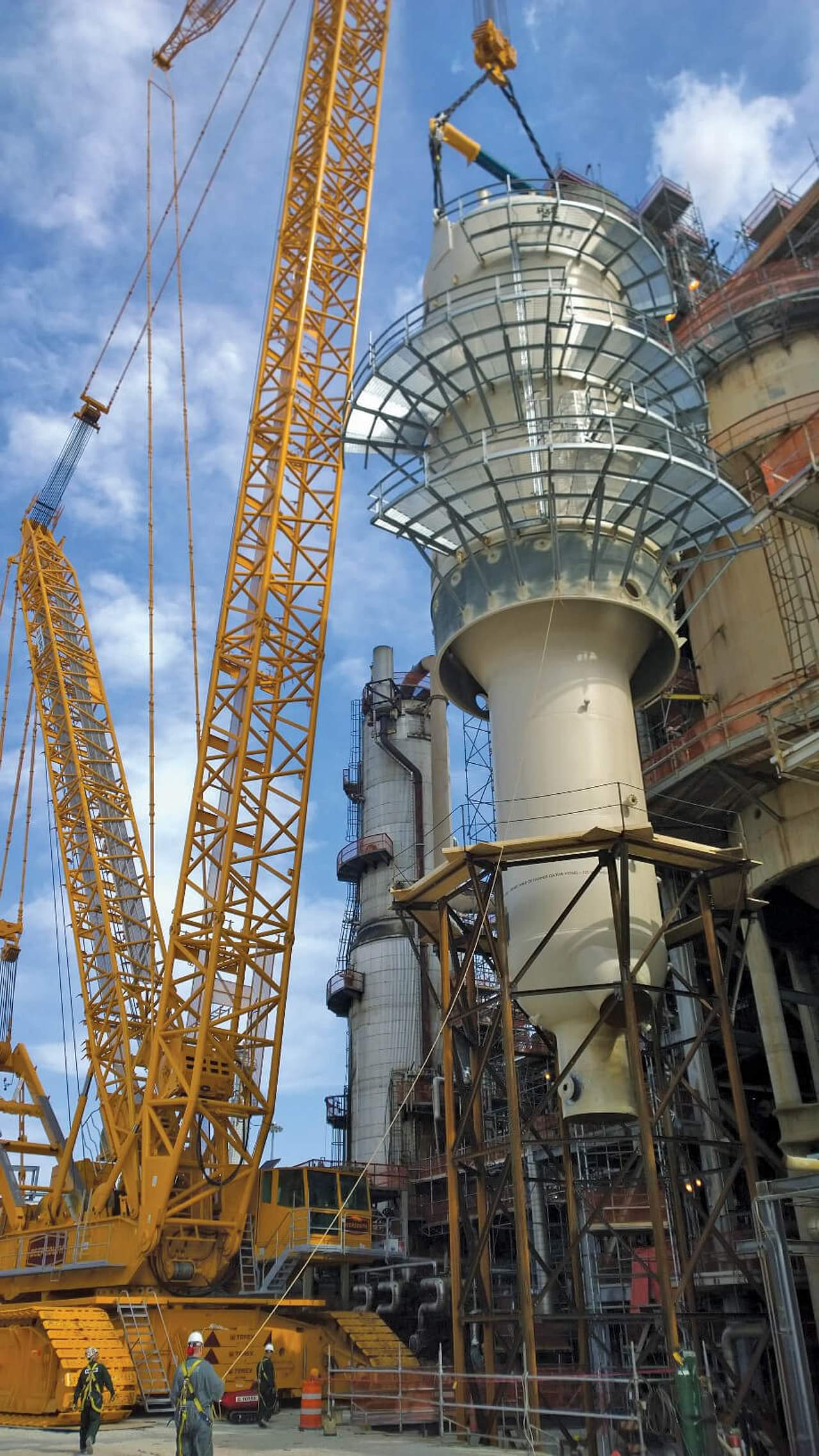 reactor lift and set